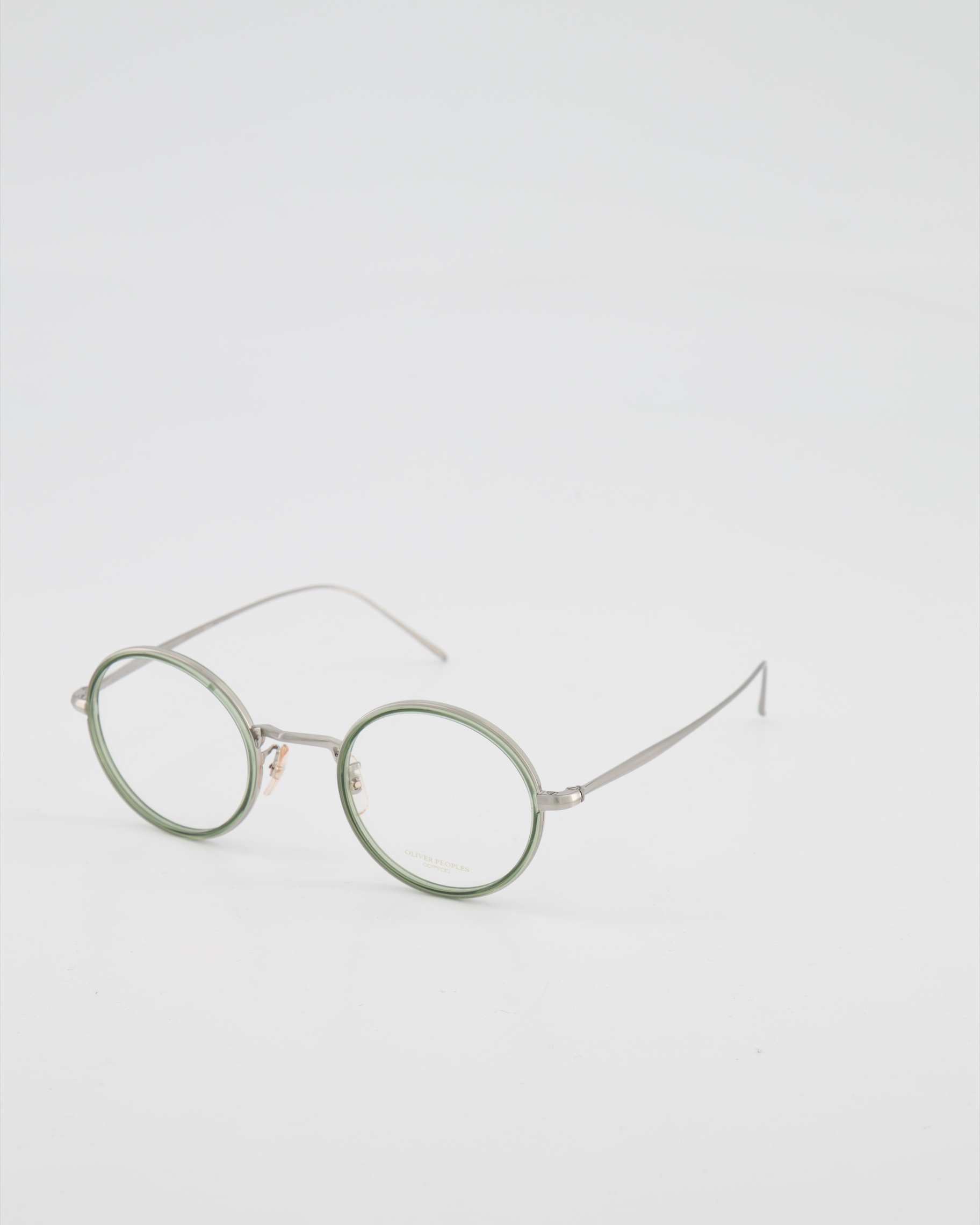Oliver Peoples X G. PONTI-2 x TAKUMI /5254 BRUSHED CHROME *CLIP-ON INCLUDED*