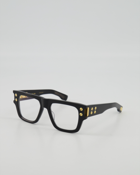DITA *LIMITED EDITION* - BOLD RECTANGLE 'EMITTER-ONE' OPTICAL /Black w/ Yellow gold
