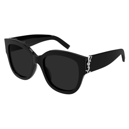 SAINT LAURENT *POLARIZED* - OVERSIZE ’SL M95’ SUNGLASSES /BLACK