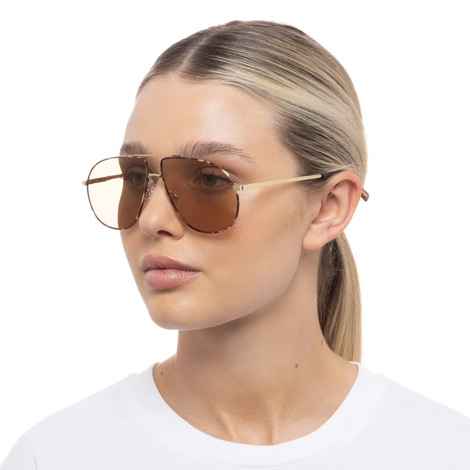 LE SPECS - SCHMALTZY | BRIGHT GOLD TORT - Image 3