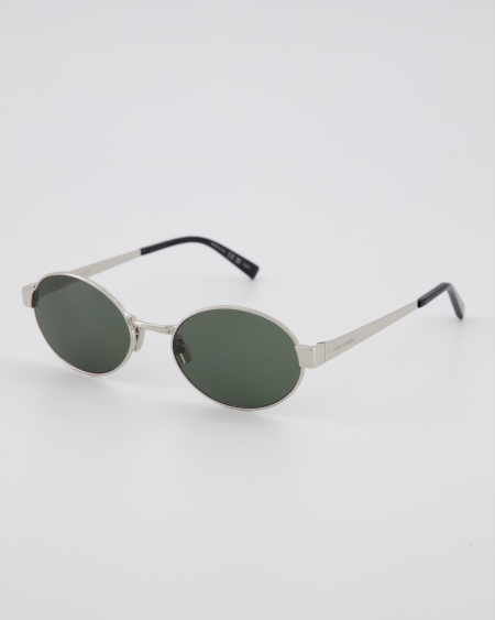 SAINT LAURENT - VINTAGE OVAL ’SL 692’ SUNGLASSES /SILVER