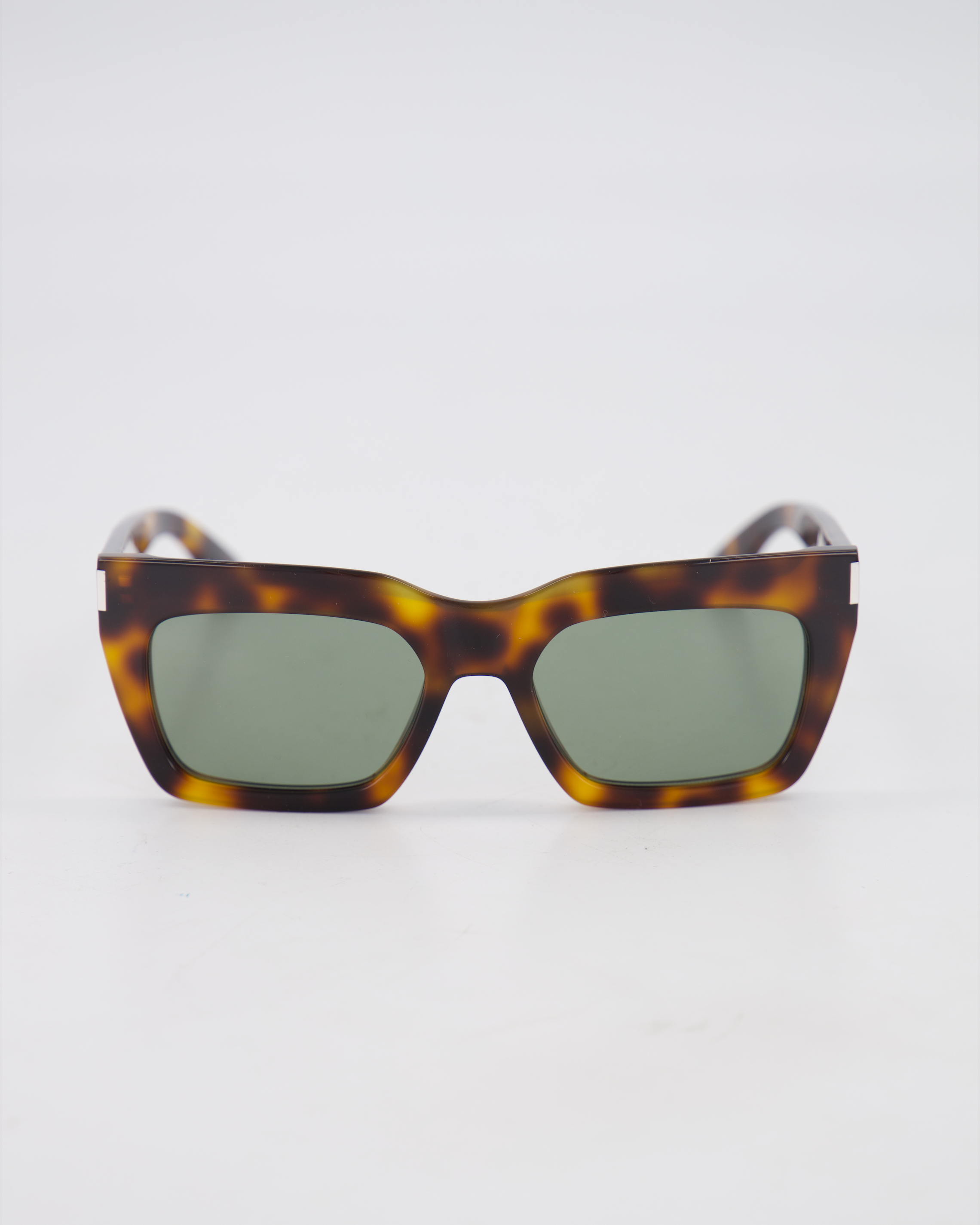 SAINT LAURENT - BOLD RECTANGLE SUNGLASSES /Havana tortoise
