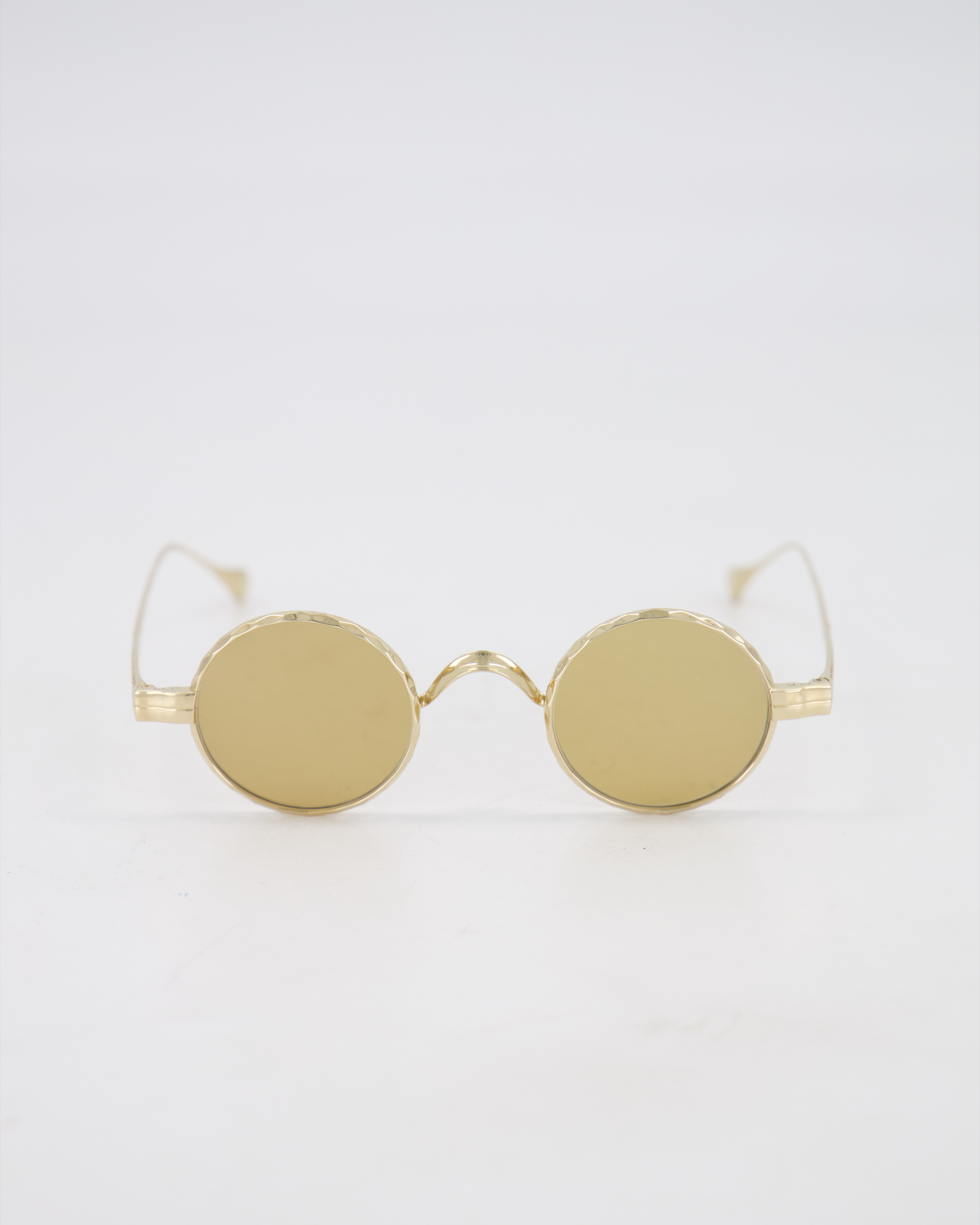 Ducloux Les Lunettes - COLLECTION XiX | ROUND 'Numisma Tattoo SOL NOISETTE' Sunglasses /GOLD