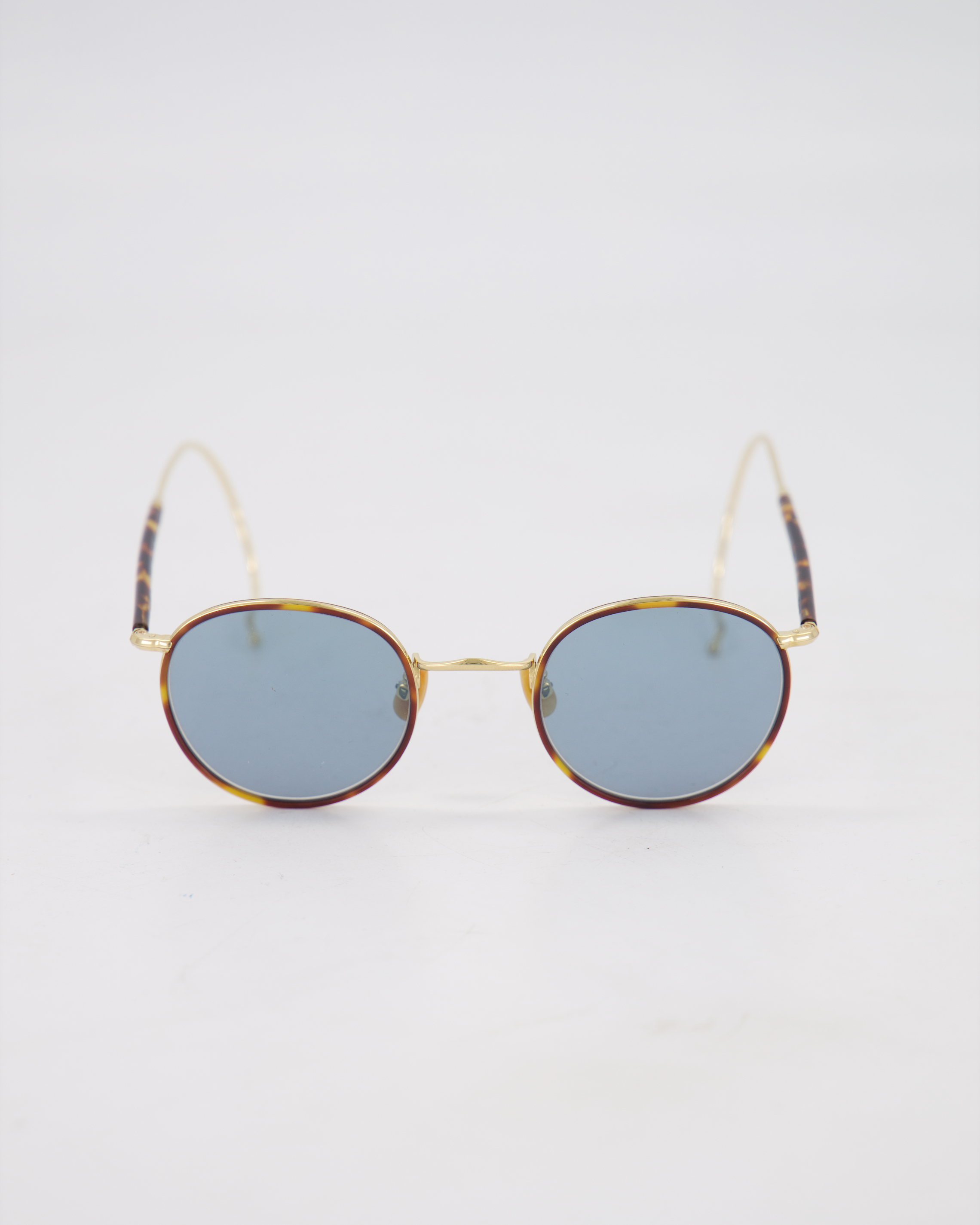 Ducloux Les Lunettes - 'PANTOS GM' Sunglasses /Tortoise Celeste