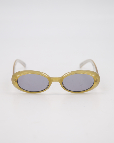 LE SPECS - OVAL ’WORK IT!’ SUNGLASSES | CHAMPAGNE PEARL
