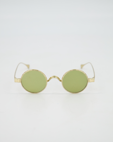 Ducloux Les Lunettes - COLLECTION XiX | ROUND 'Numisma Tattoo SOL VERONESE' Sunglasses /GOLD