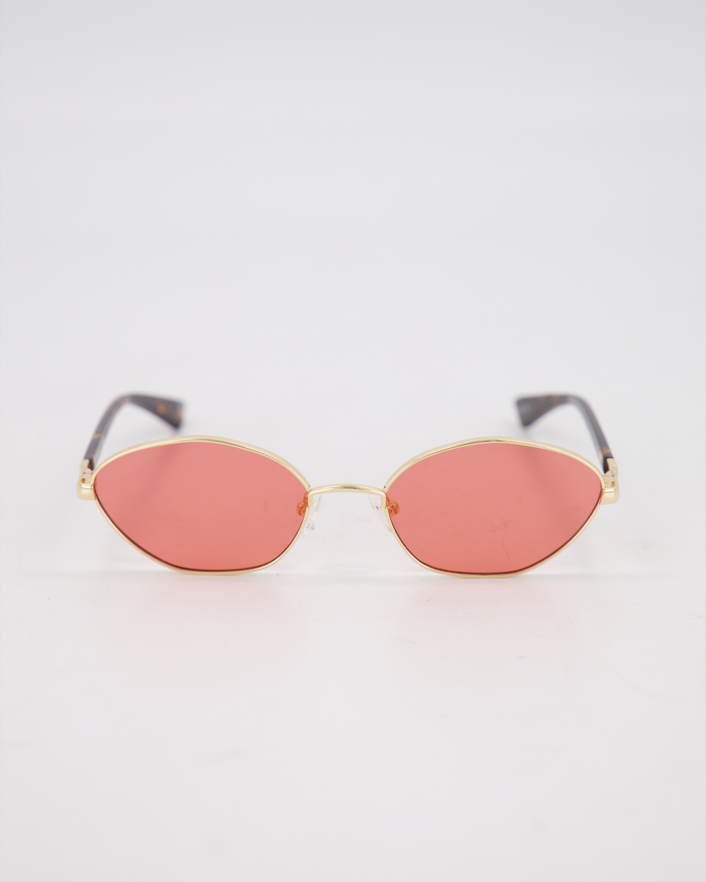 LE SPECS - LE SUSTAIN ♲ 'LE BEBE' SUNGLASSES /GOLD + CRIMSON TINT