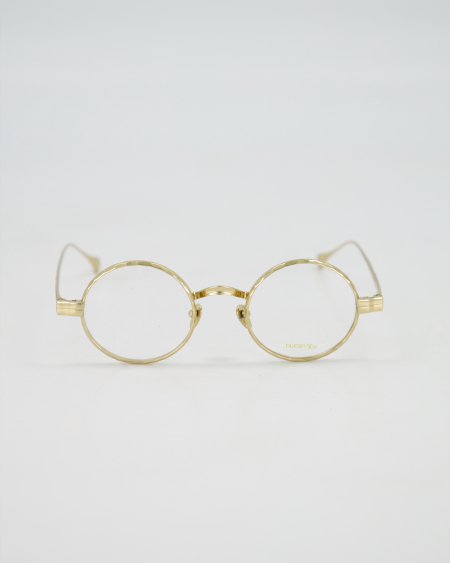 Ducloux Les Lunettes - COLLECTION XiX | ROUND 'CYCLOPIA Tattoo OPTICAL' /GOLD