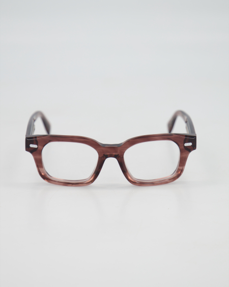 BRUNELLO CUCINELLI - BOLD RECTANGLE ’JARED’ OPTICAL GLASSES /Striped marc