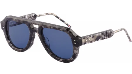 THOM BROWNE - BOLD AVIATOR UEO923A SUNGLASSES /GREY TORTOISE