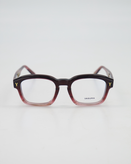VASUMA - BOLD RECTANGLE ’ANGULIFER’ OPTICAL EYEGLASSES /PURPLE GRADIENT