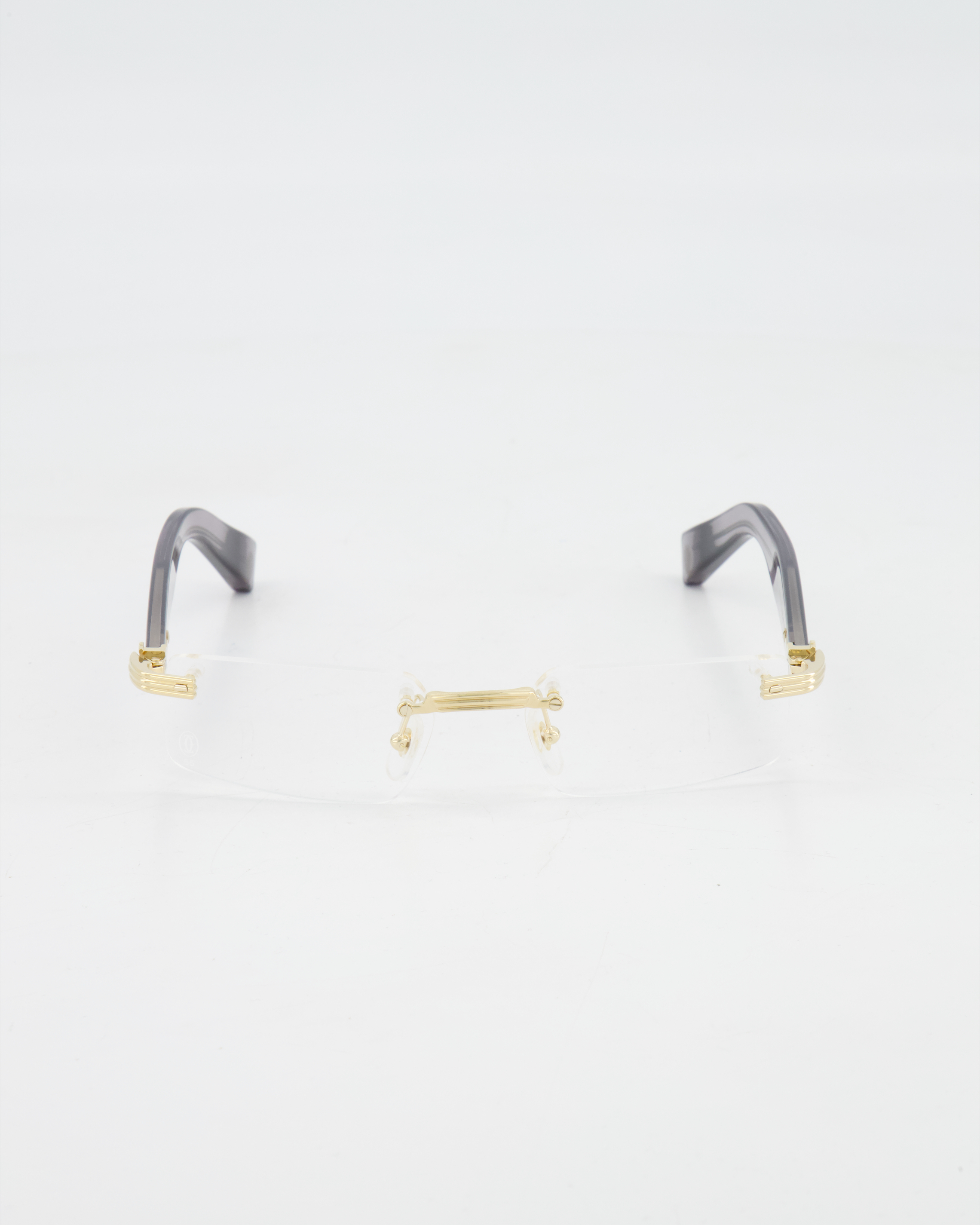 CARTIER - RIMLESS ’C DE CARTIER’ OPTICAL GLASSES /GOLD