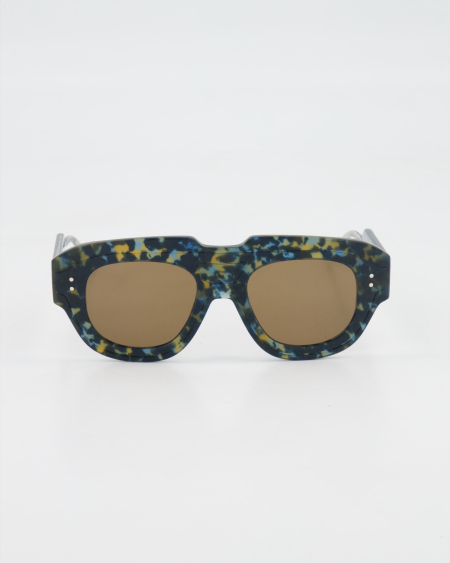 THOM BROWNE - OVERSIZED  UES948A SUNGLASSES /NAVY TORTOISE
