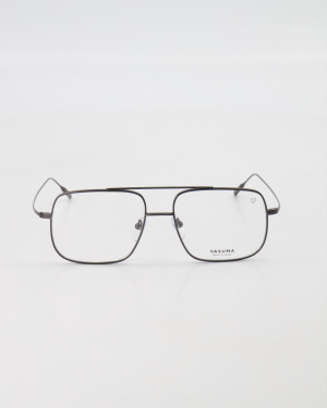 VASUMA - ’CUBAN’ TITANIUM OPTICAL GLASSES /BLACK