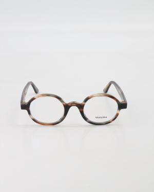 VASUMA - 1960’s ROUND ’WUTO’ OPTICAL EYEGLASSES /MULTICOLOR HAVANA