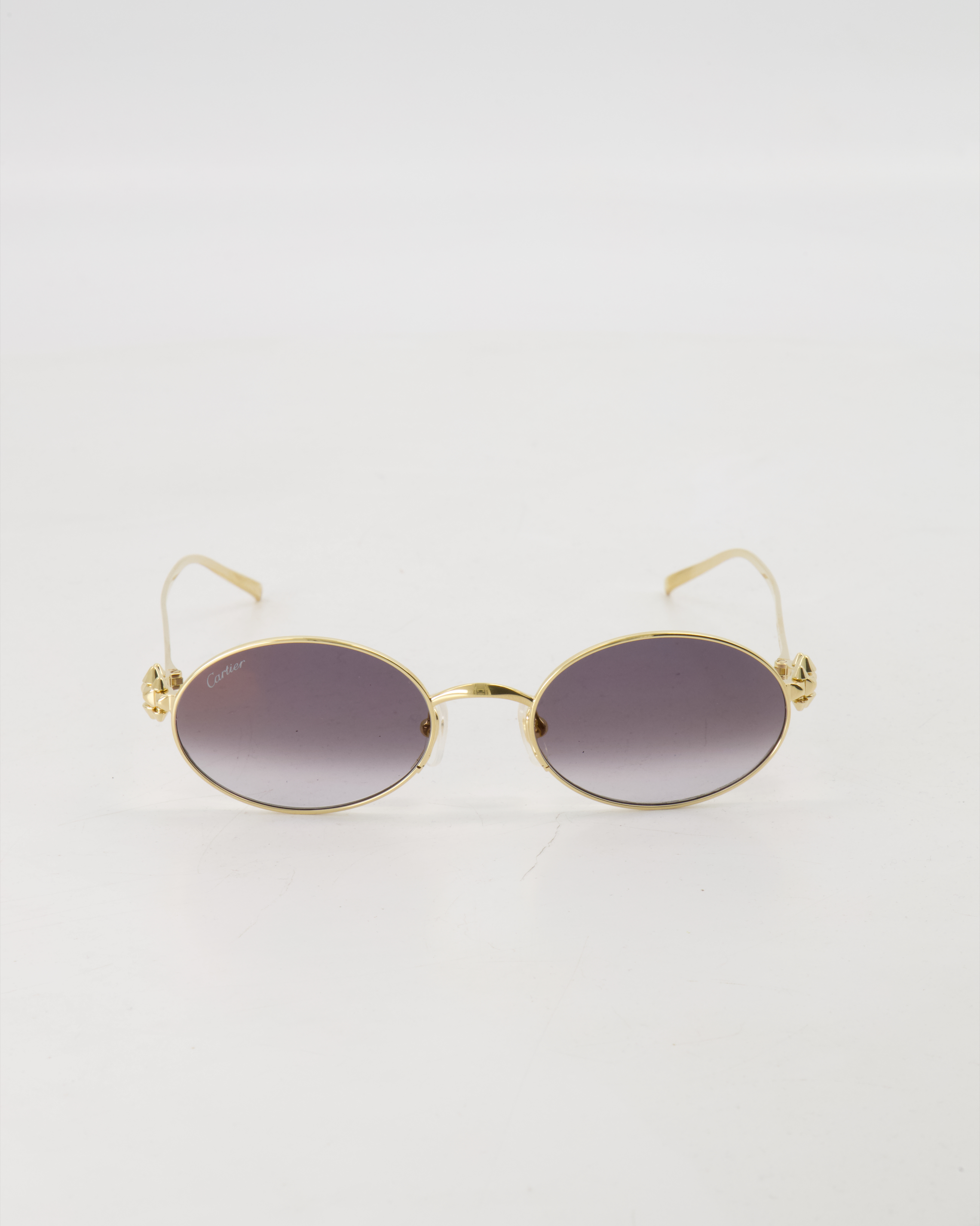 CARTIER - OVAL ‘CLASH DE CARTIER’ SUNGLASSES /GOLD