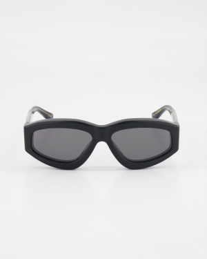 VASUMA - BOLD WRAP ’WHIPTAIL’ SUNGLASSES /BLACK