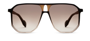 E&E EYEWEAR - OVERSIZE PILOT ’VIPPVEDEL’ SUNGLASSES /Dawn + Light Bone
