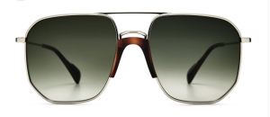 E&E EYEWEAR - OVERSIZE PILOT ’VINDELÅN’ SUNGLASSES /Iron