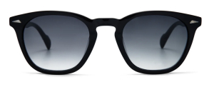 E&E EYEWEAR - PANTO ’KLÖVER’ SUNGLASSES /Midnight black