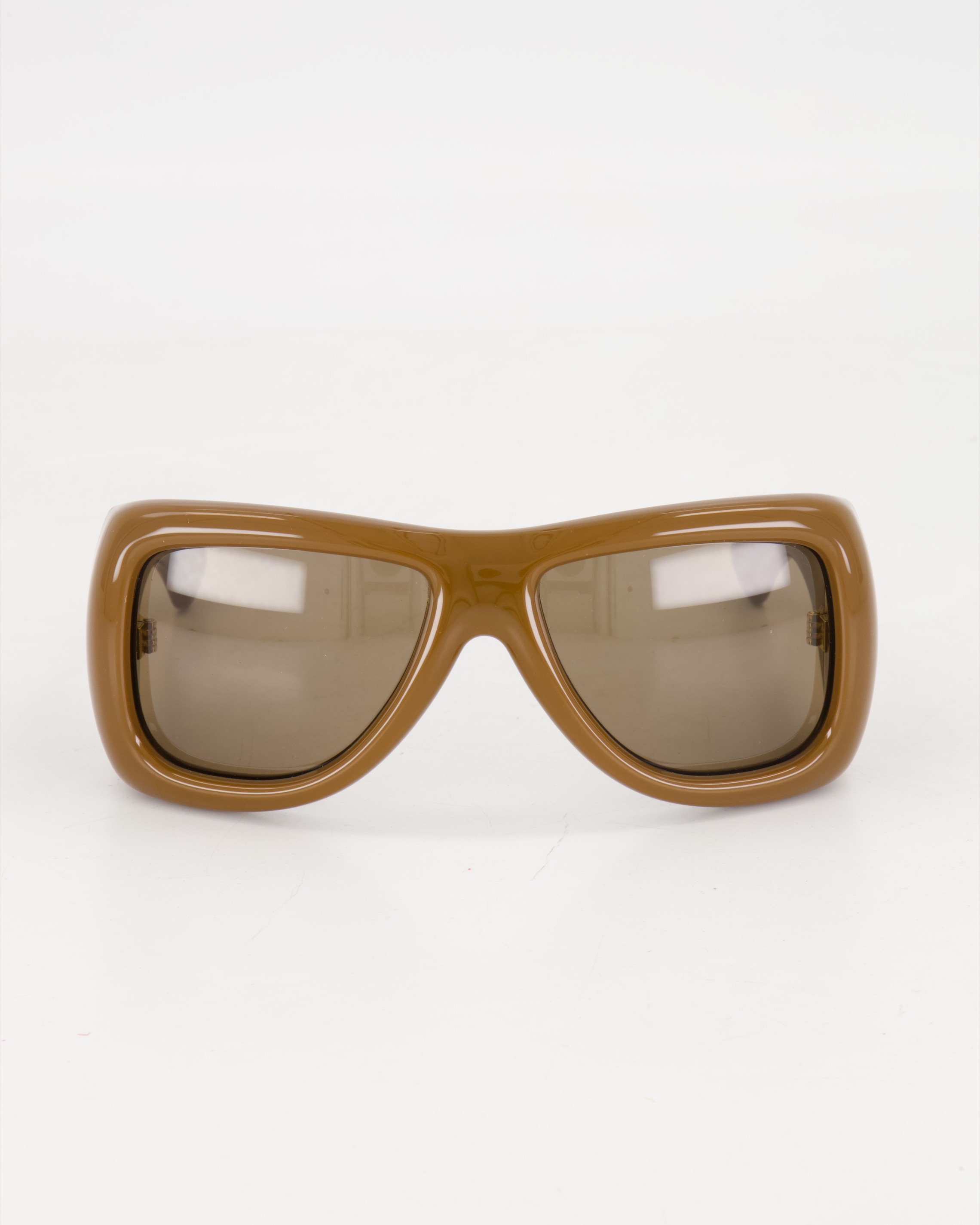 SAINT LAURENT - BOLD WRAP SUNGLASSES /BROWN