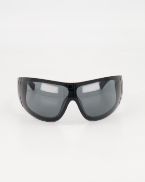 SAINT LAURENT - BOLD WRAP SUNGLASSES /Black