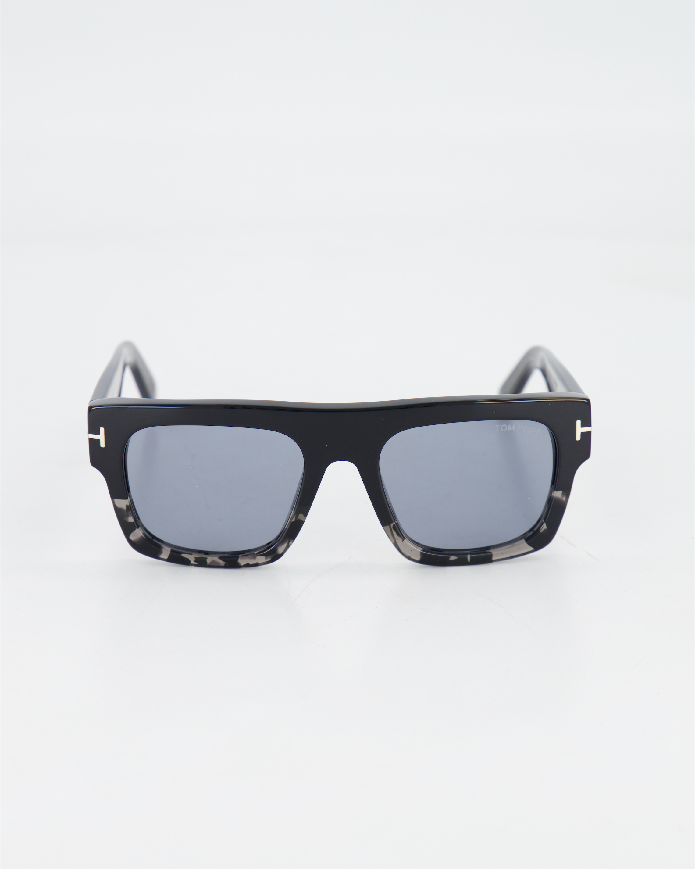 TOM FORD ICON - BOLD RECTANGLE  TI0023 SUNGLASSES /BLACK HAVANA