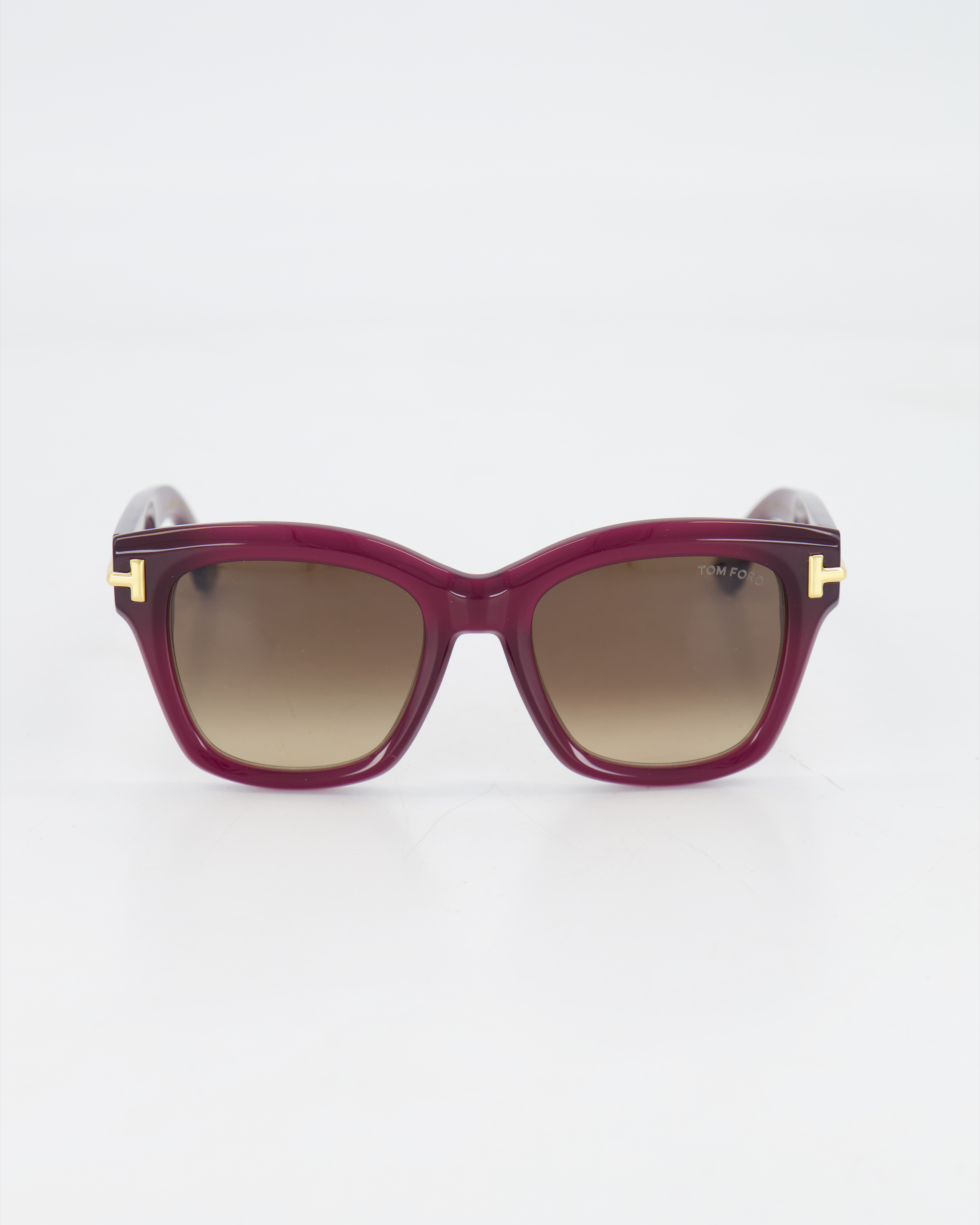TOM FORD ICON - BOLD CATEYE  FT1329 SUNGLASSES /SHINY VIOLET
