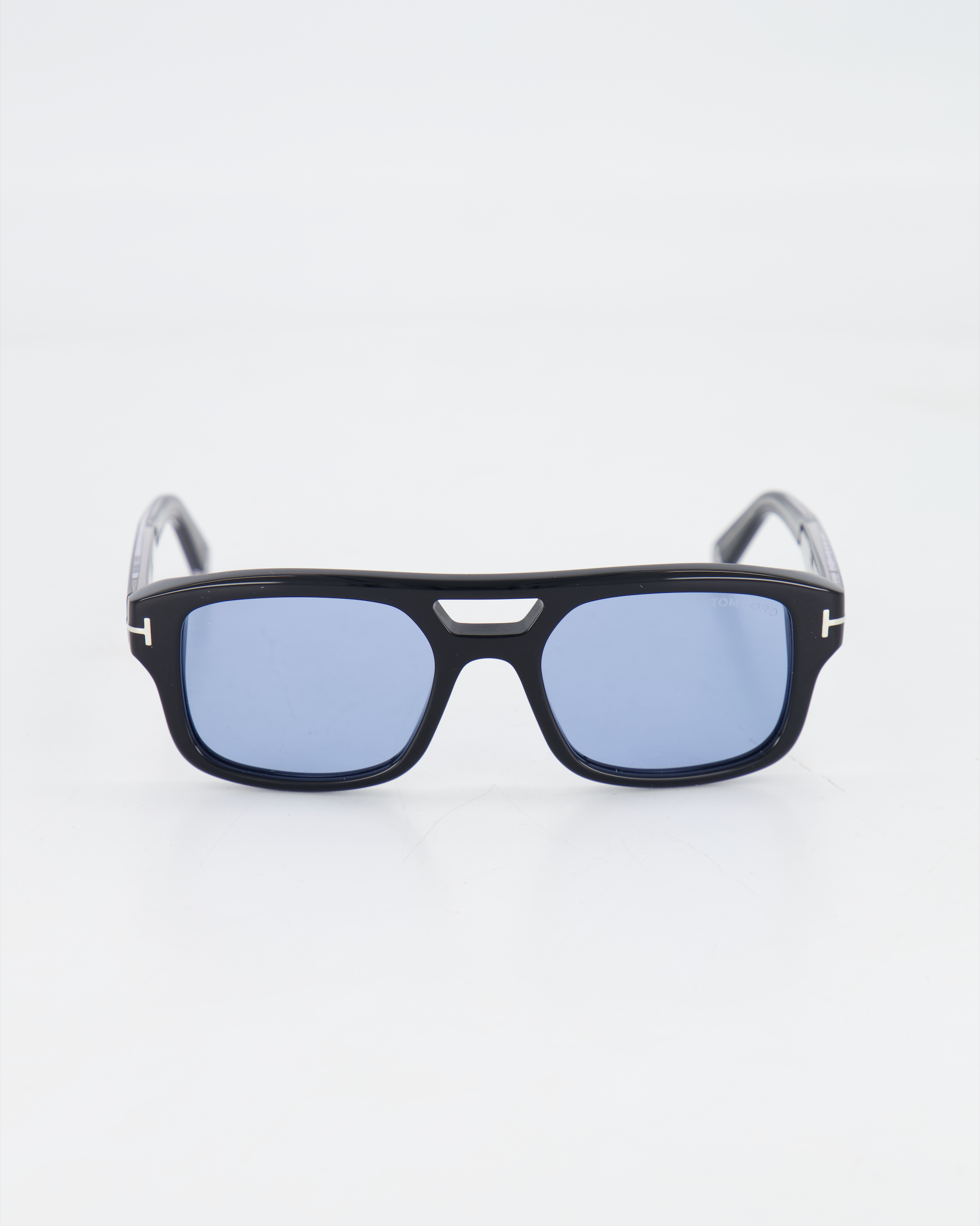 TOM FORD ICON - BOLD PILOT  TI0022 SUNGLASSES /SHINY BLACK