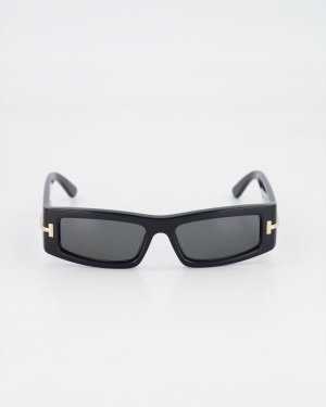 TOM FORD ICON - BOLD SLIM  TI0026 SUNGLASSES /SHINY BLACK