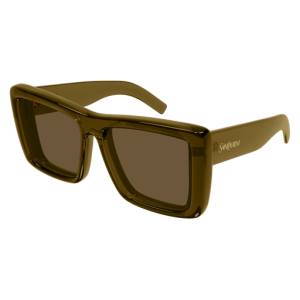 SAINT LAURENT - BOLD OVERSIZE ‘HOWL’ SUNGLASSES /BROWN
