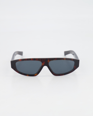 PRADA - OVAL SLIM 0PR C02S SUNGLASSES /Root havana