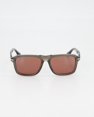 PERSOL - Bold rectangle Sunglasses /OPAL GRAY