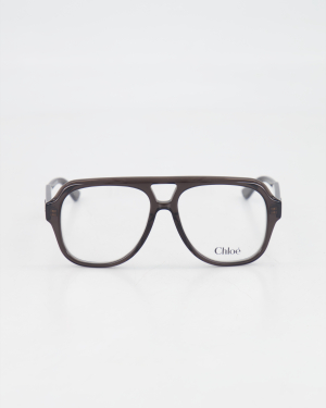 CHLOÉ - OVERSIZED PILOT OPTICAL EYEGLASSES /BLACK