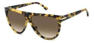 VICTORIA BECKHAM - FLAT TOP SUNGLASSES /YELLOW HAVANA