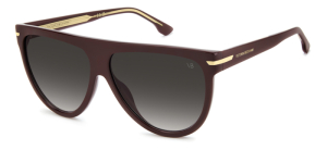 VICTORIA BECKHAM - FLAT TOP SUNGLASSES /BURGUNDY
