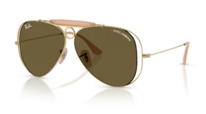 RAYBAN x DOLCE GABBANA - PILOT 0RB3138M Sunglasses /Arista Gold