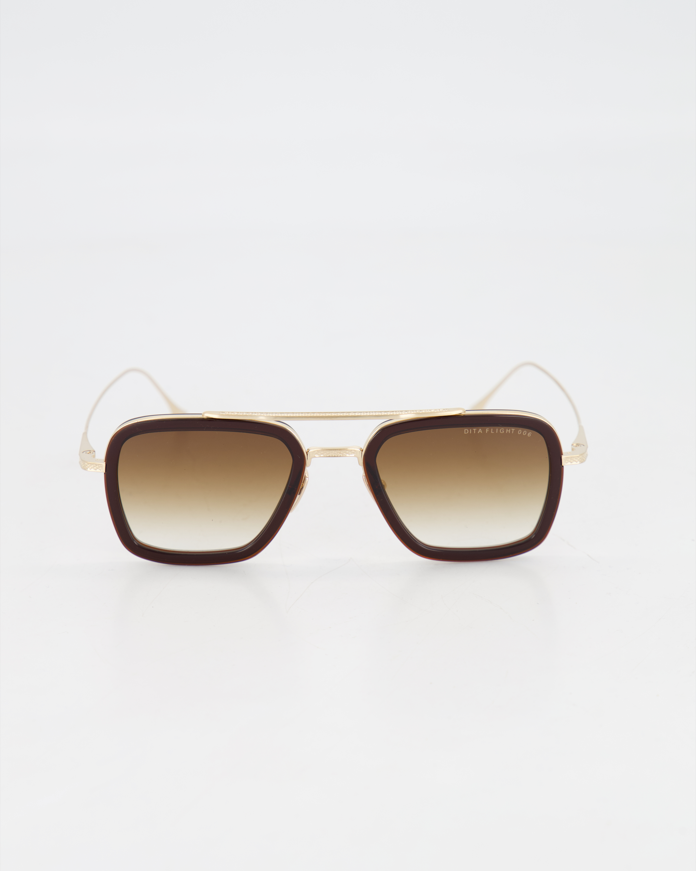 DITA - PILOT ’FLIGHT.006’ SUNGLASSES /ROOT BEER + ANTIQUE WHITE GOLD