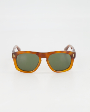 BRUNELLO CUCINELLI - BOLD PILOT ’ALKE’ SUNGLASSES /Havana fiamma
