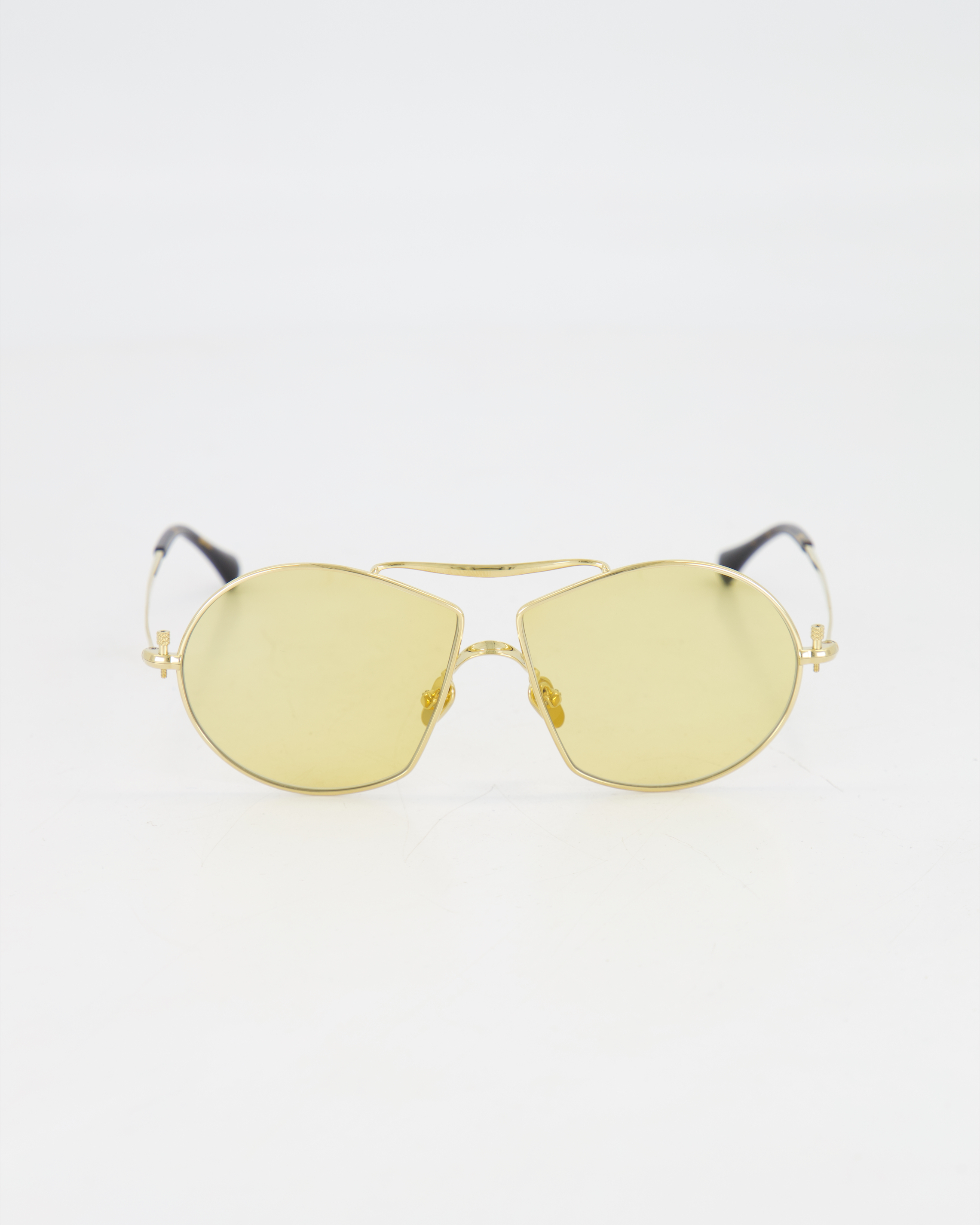 Ducloux Les Lunettes - VINTAGE PILOT 'PEGASE SOL SAFRAN' Sunglasses /GOLD