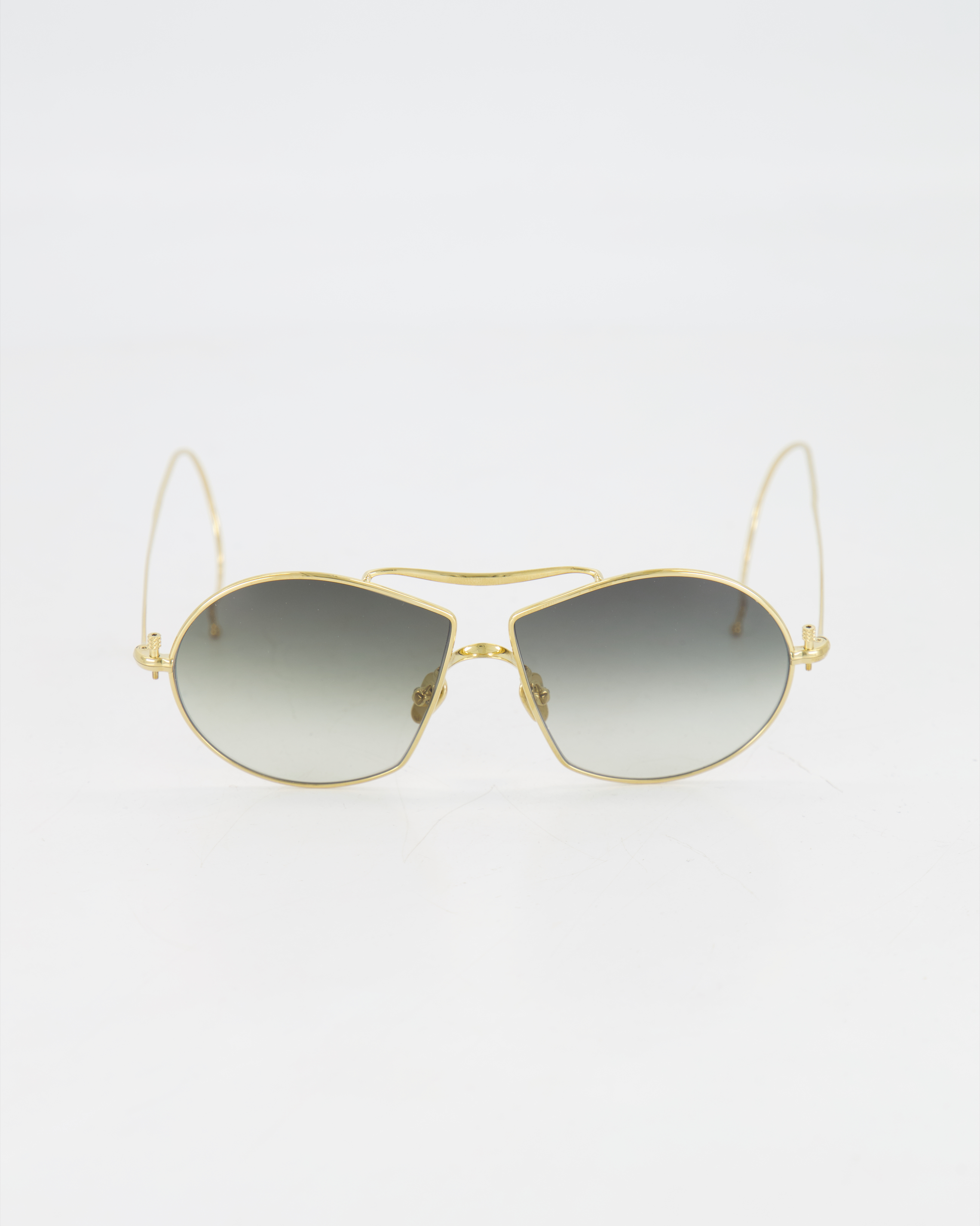 Ducloux Les Lunettes - VINTAGE PILOT 'PEGASE SOL KAKI' Sunglasses /GOLD