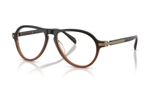 BRUNELLO CUCINELLI - PILOT ’0BC3023’ OPTICAL /Vintage cognac