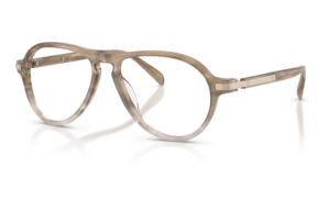 BRUNELLO CUCINELLI - PILOT ’0BC3023’ OPTICAL /Fango striato