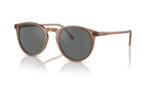 OLIVER PEOPLES – ROUND ’O'Malley’ SUNGLASSES /CAROB