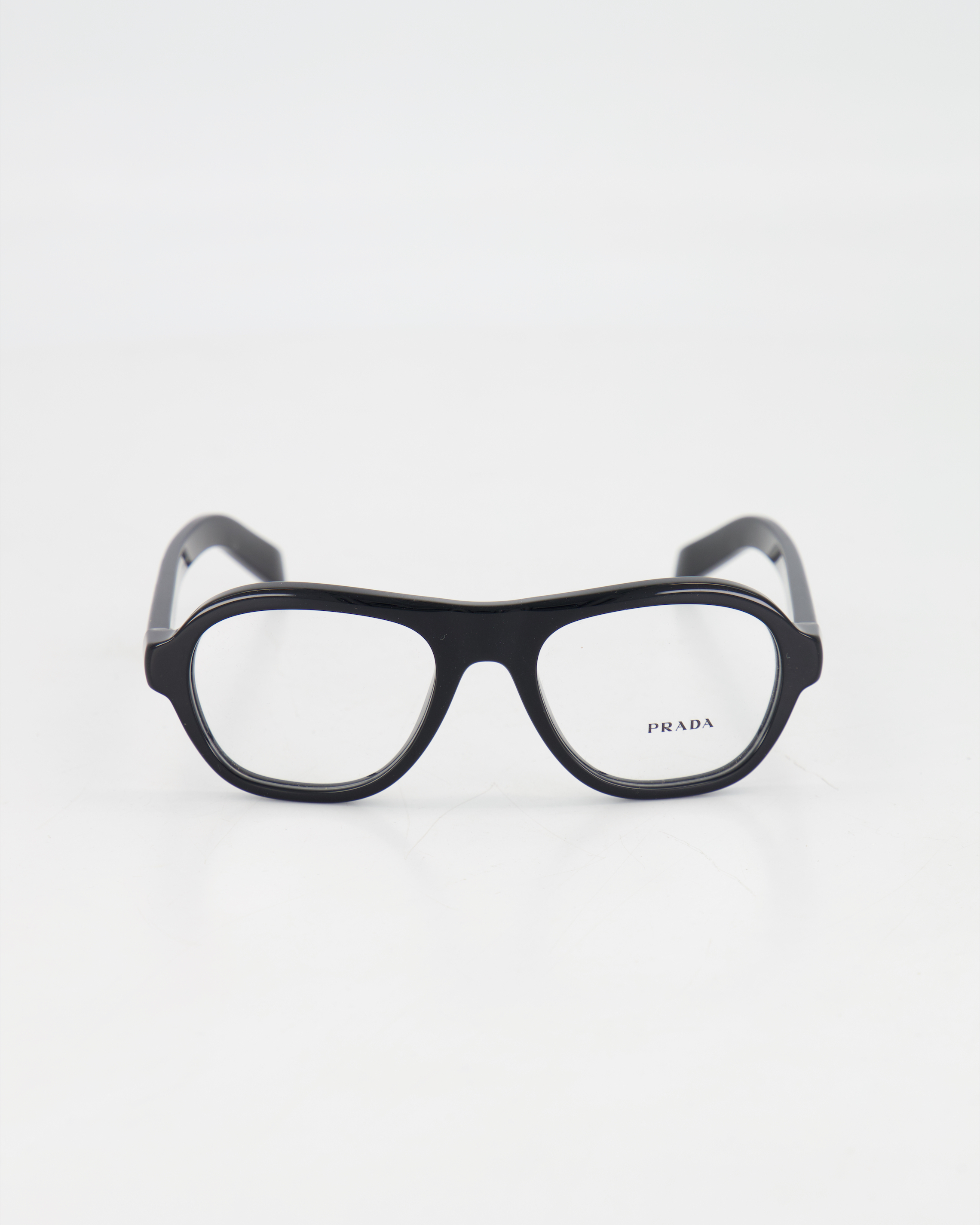 PRADA - OVAL PILOT OPTICAL GLASSES /Black