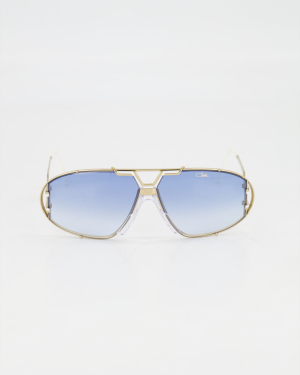 CAZAL - LEGENDS 'Mod 907’ SUNGLASSES /GOLD MILKY WHITE