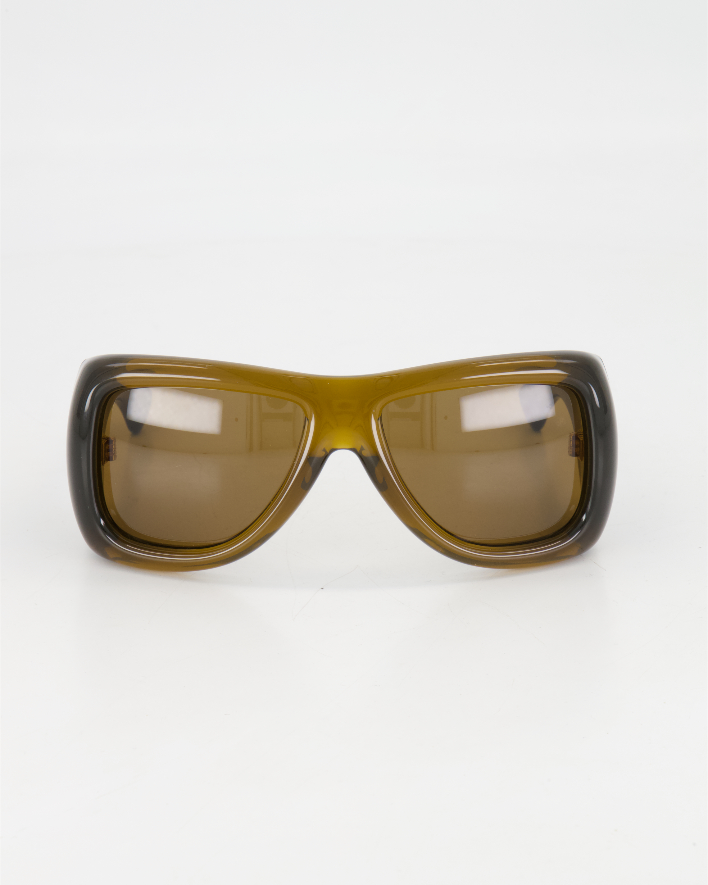 SAINT LAURENT - BOLD WRAP ‘HOWL’ SUNGLASSES /BROWN