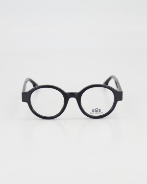 E&E EYEWEAR - ROUND ’BALÅLIDEN AUTHER’ OPTICAL /BLACK + HORN