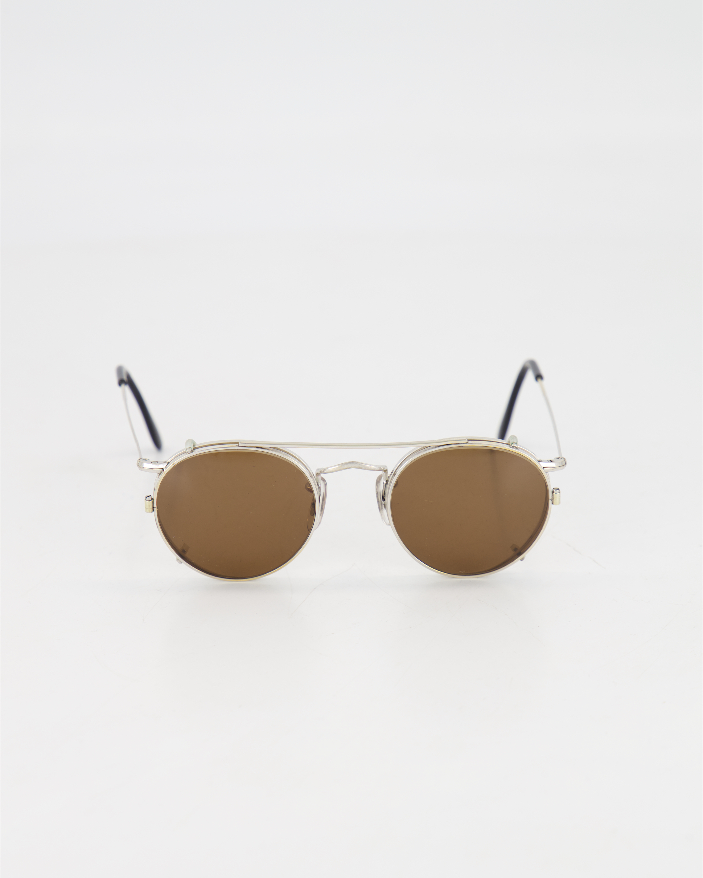 SAVILE ROW - 1980’s VINTAGE 14k OPTICAL RG. ”rolled gold” Beaufort /INCL. 18k CLIPON