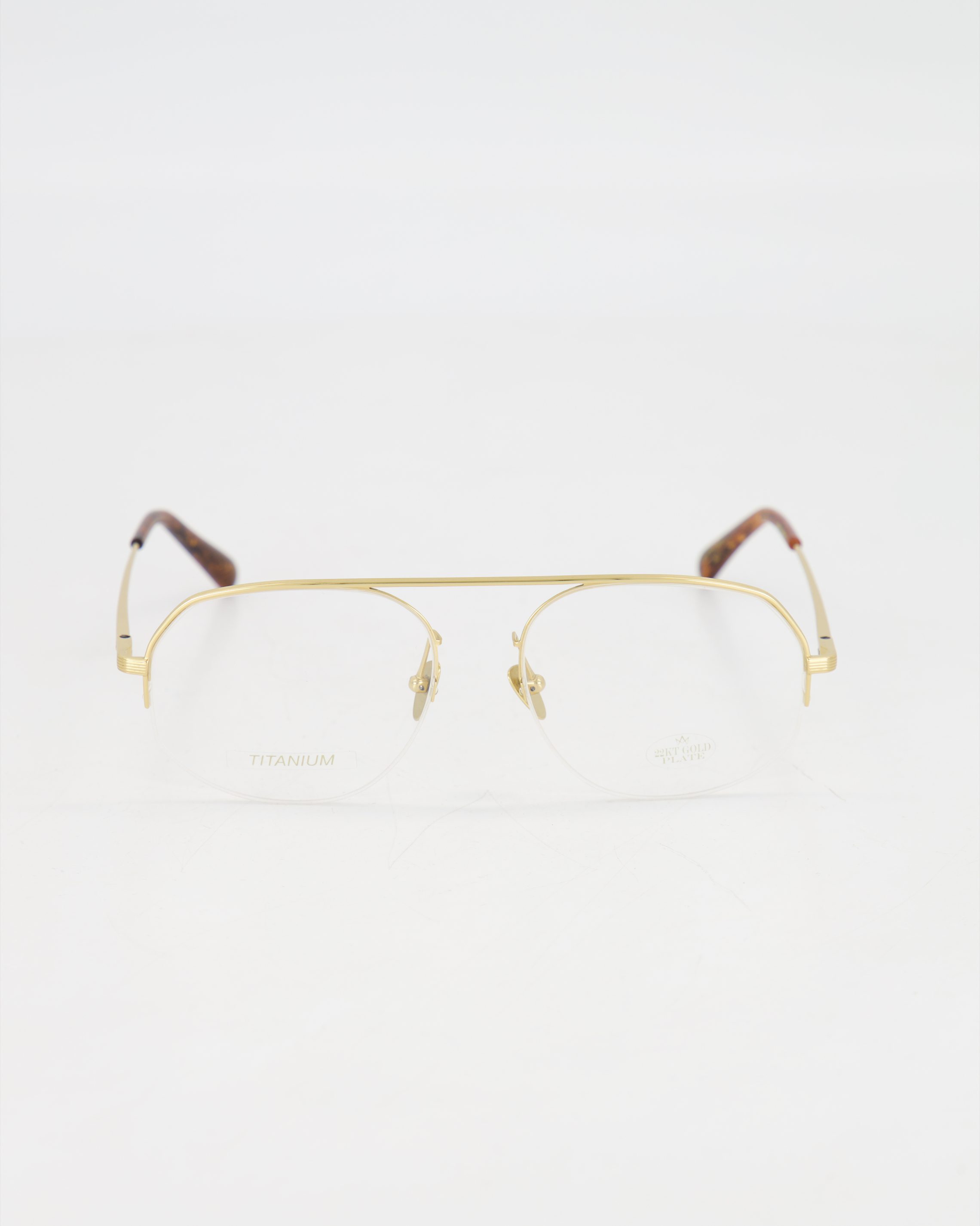 AM EYEWEAR - ’ALI’ TITANIUM OPTICAL GLASSES /GOLD